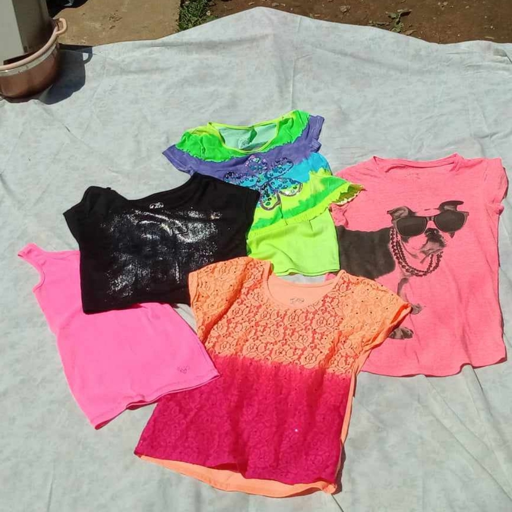 Bundle of 5 fashion tees for girls by Justice